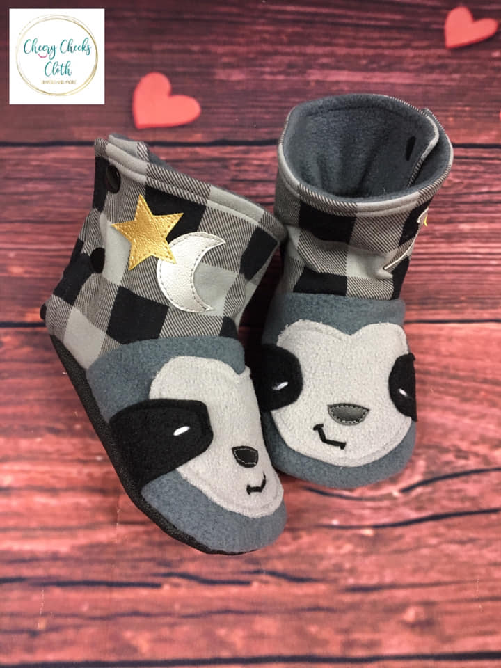 Young Child Sloth Add-on Booties/Shoes