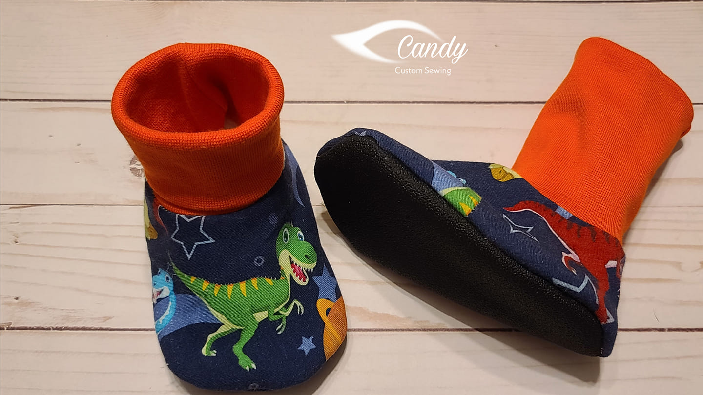 Baby Slip-On Menta Booties