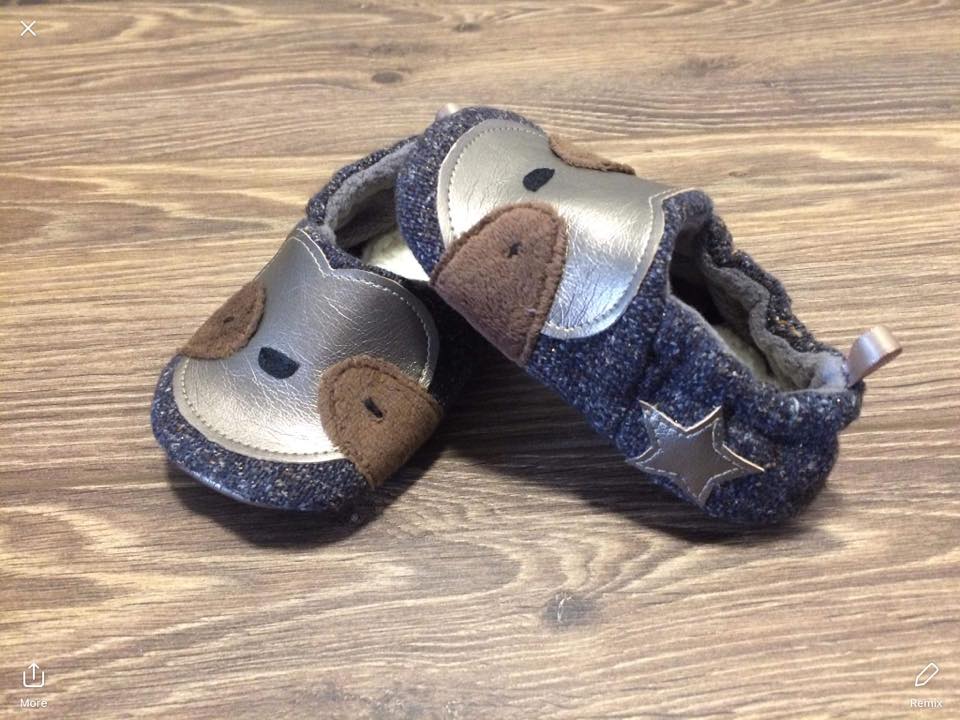 Young Child Sloth Add-on Booties/Shoes