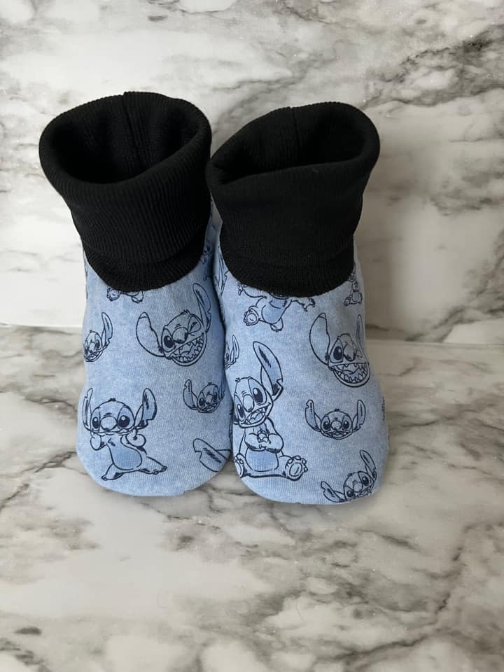 Baby Slip-On Menta Booties