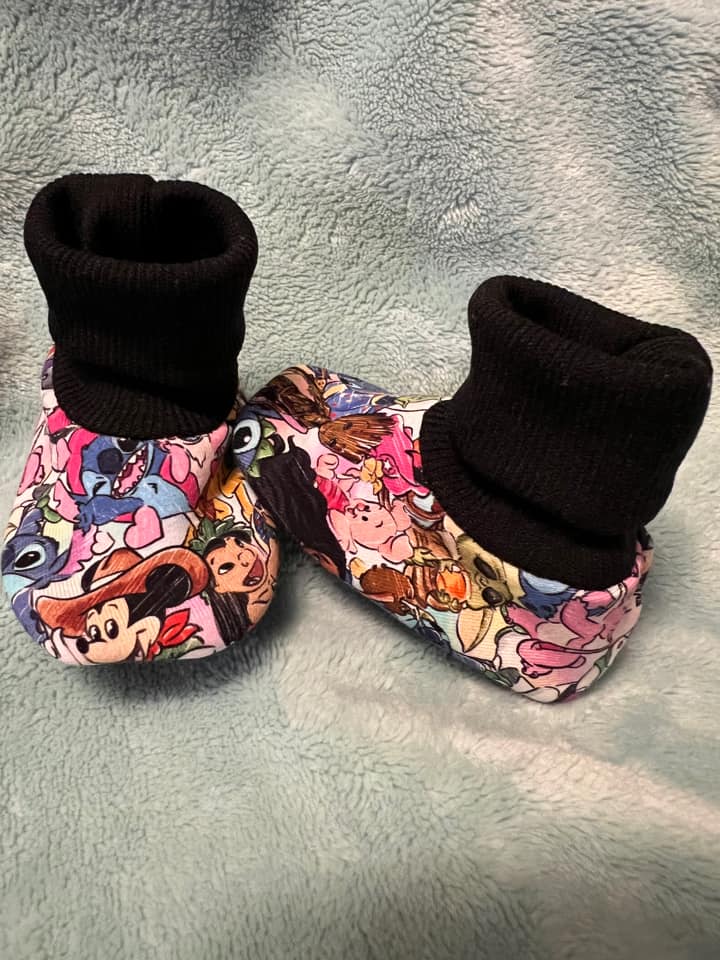Baby Slip-On Menta Booties