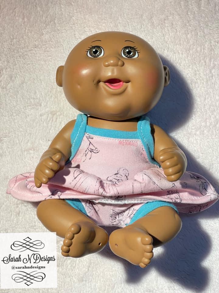 Strap Dress, Shirt and Skirt 8" Doll