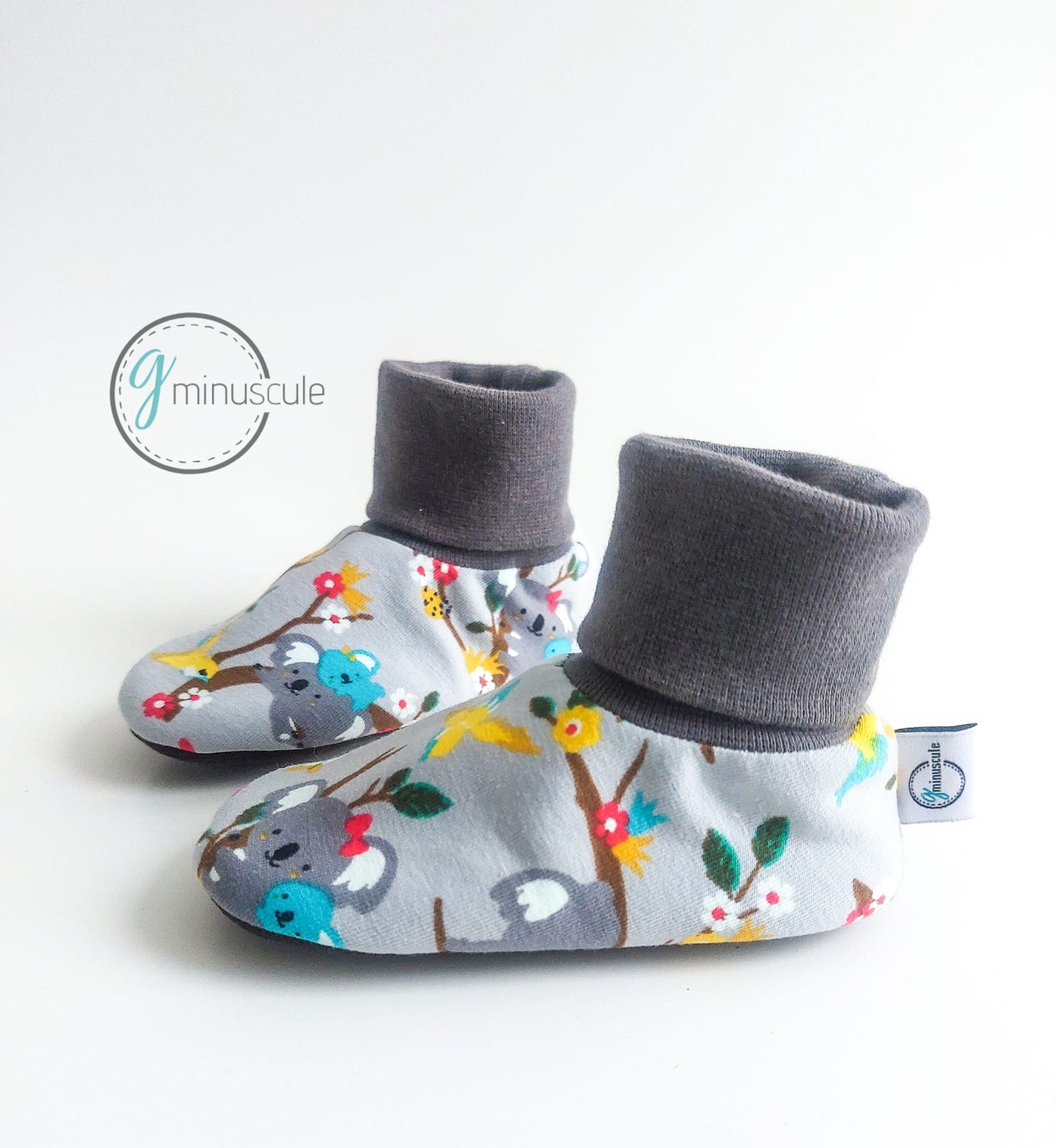 Baby Slip-On Menta Booties