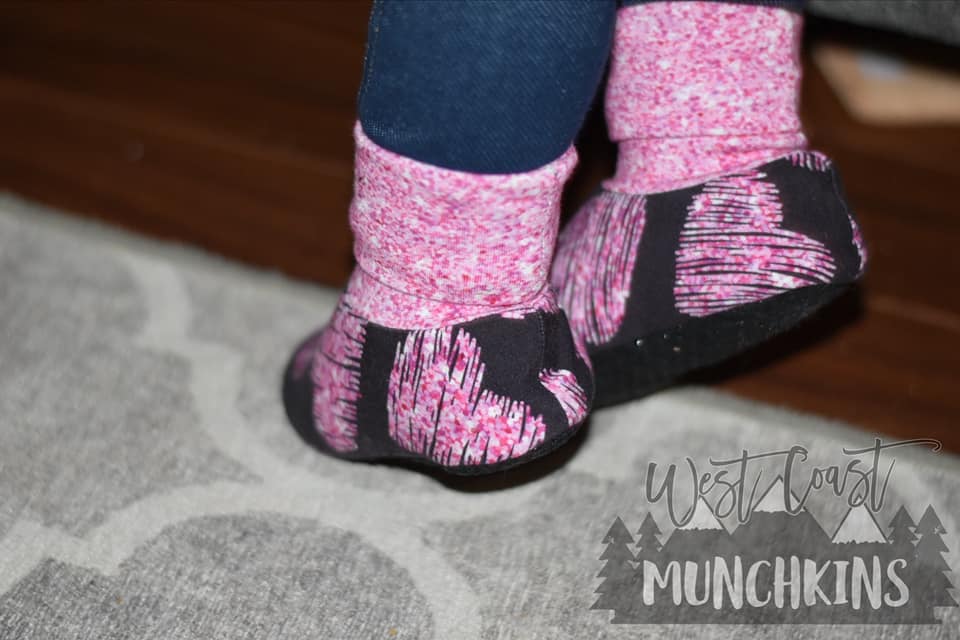 Baby Slip-On Menta Booties