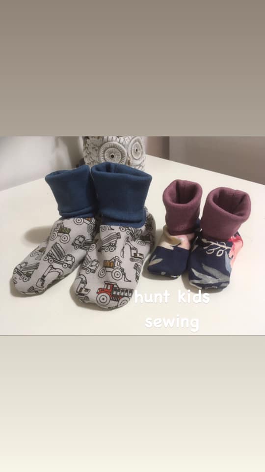 Baby Slip-On Menta Booties