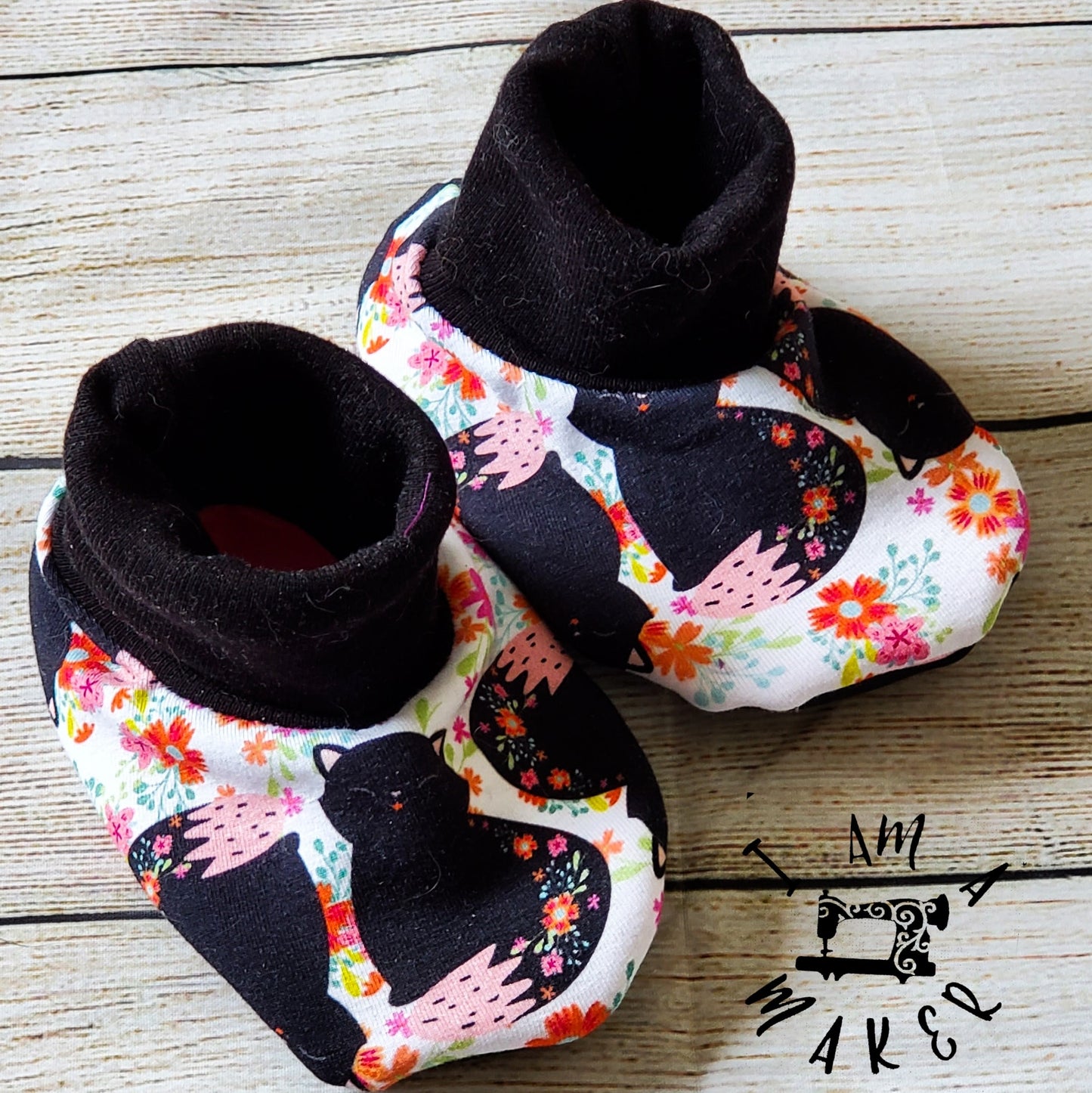 Baby Slip-On Menta Booties