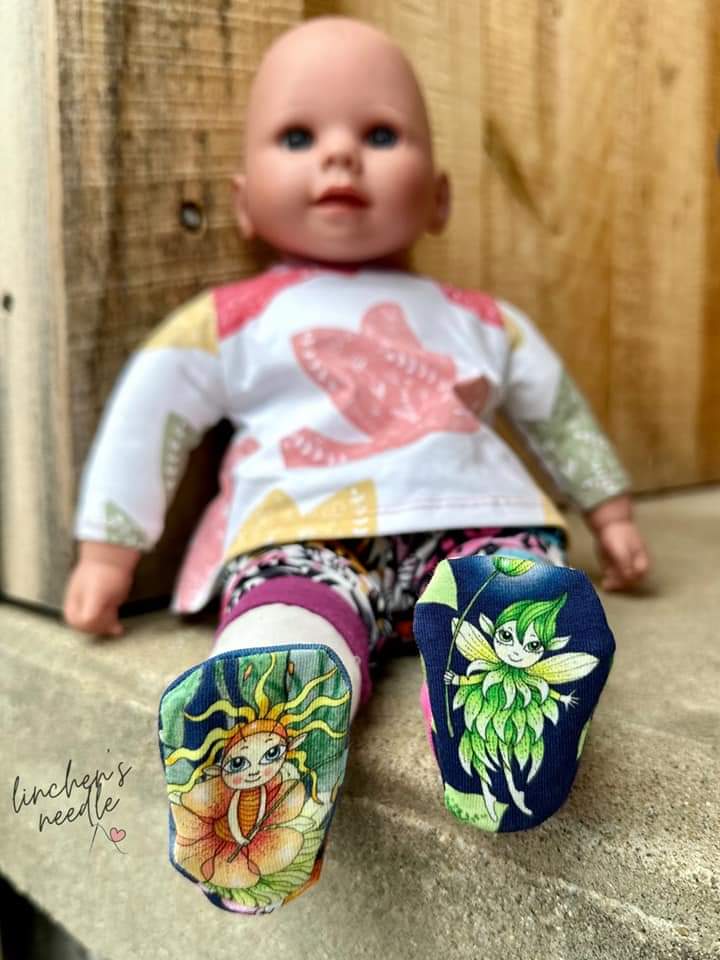 Slip-On Menta Booties 13" to 18" Dolls