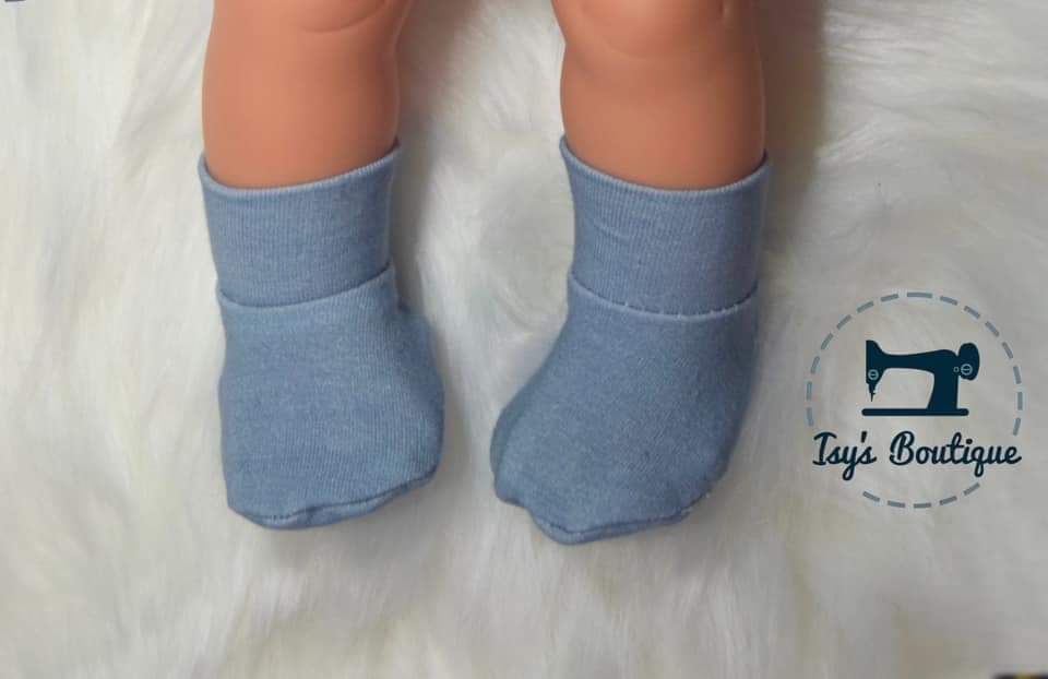Slip-On Menta Booties 13" to 18" Dolls