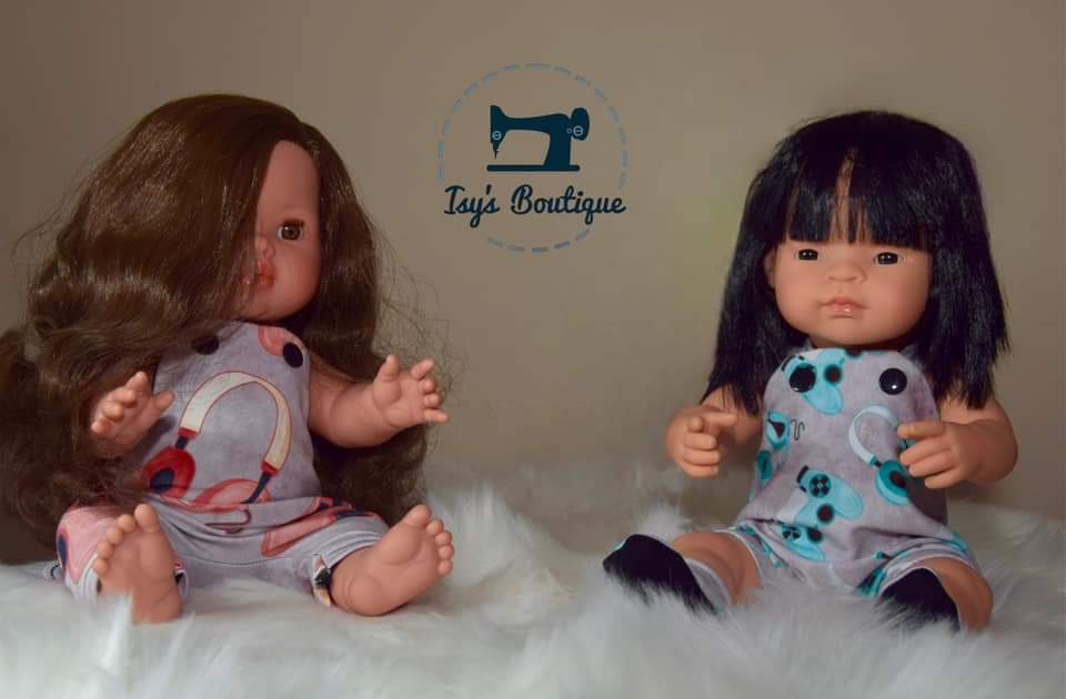 Romper and Dress 13" to 15" Dolls