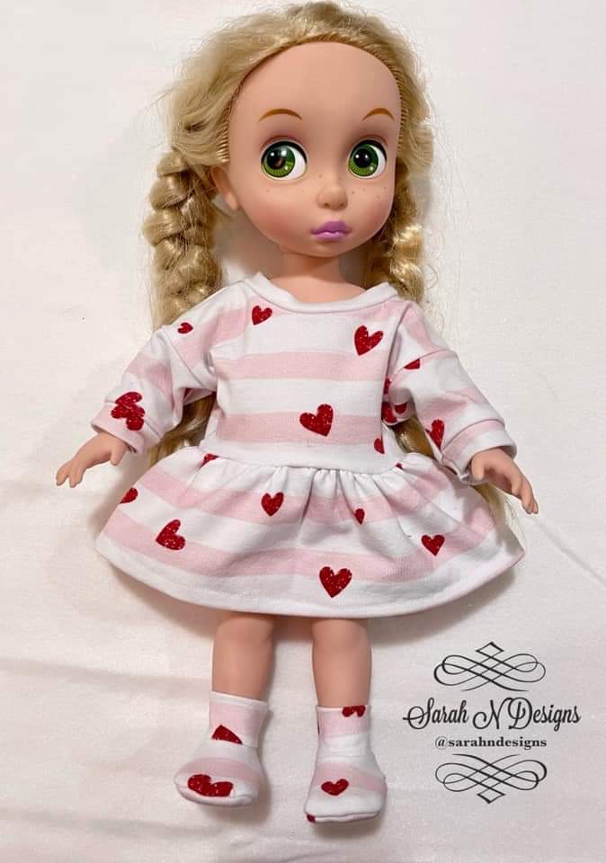 Dolman Shirt, Dress and Romper 13" to 15" Dolls