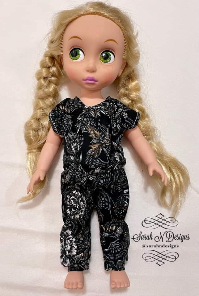 Dolman Shirt, Dress and Romper 13" to 15" Dolls
