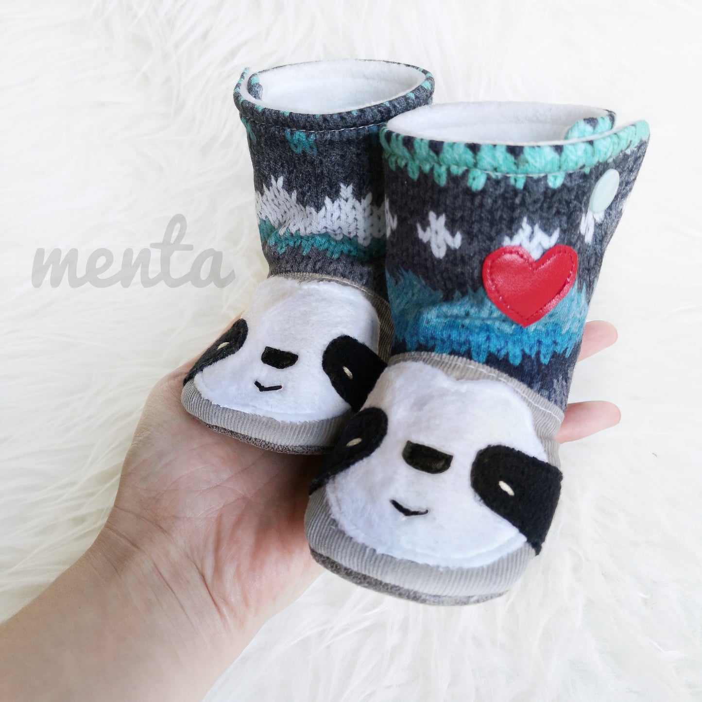 Young Child Sloth Add-on Booties/Shoes
