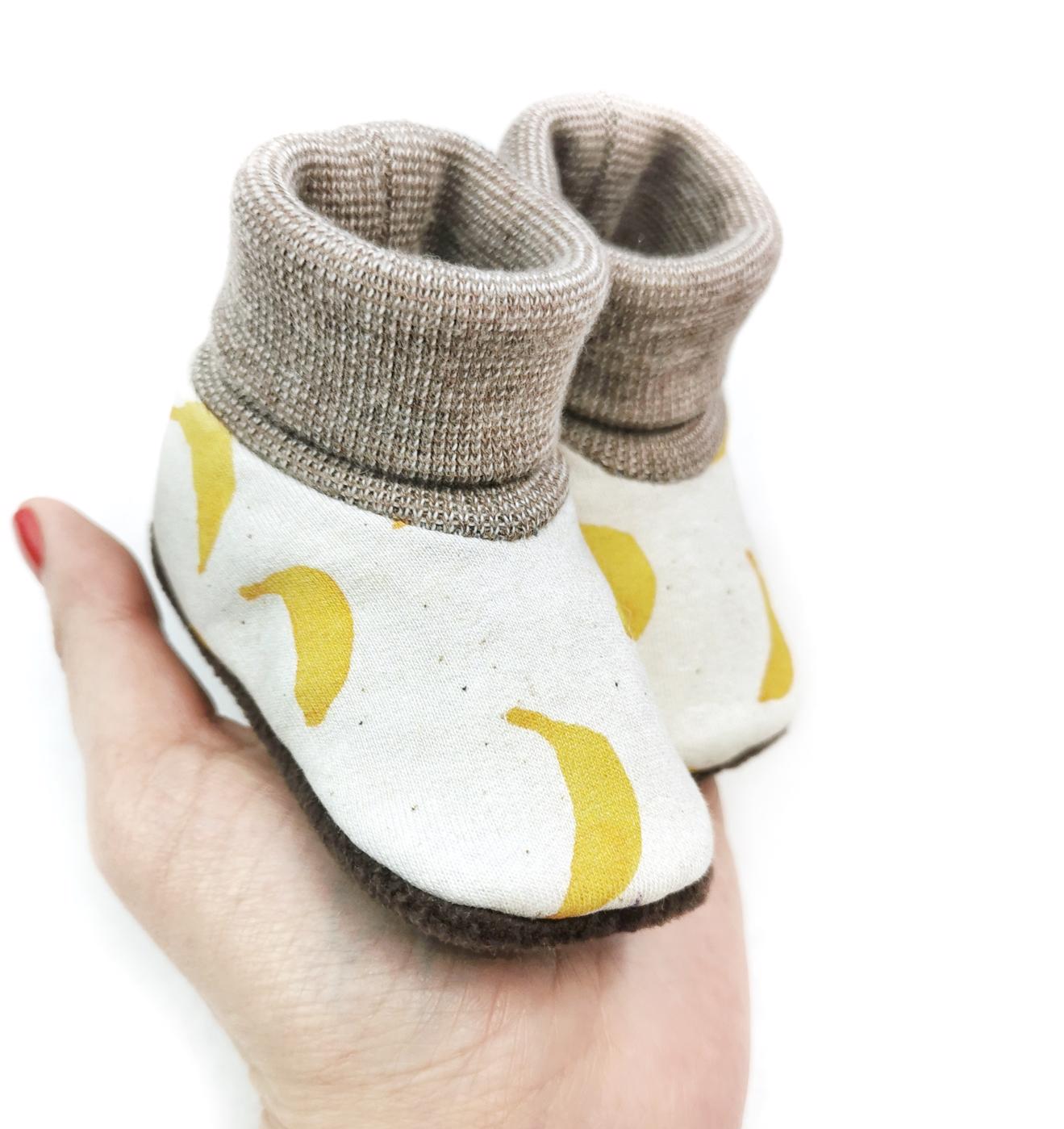Baby Slip-On Menta Booties