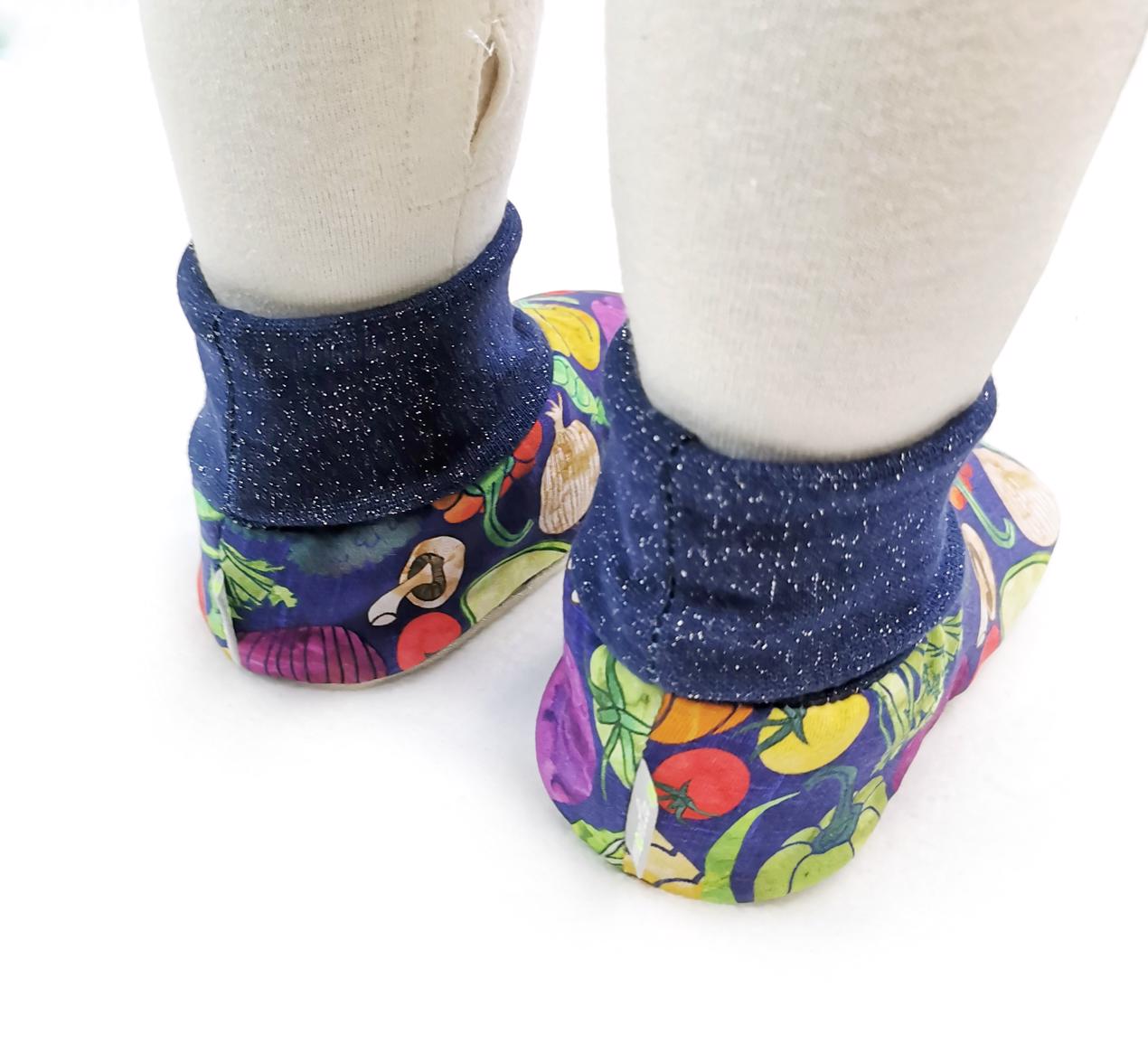 Baby Slip-On Menta Booties