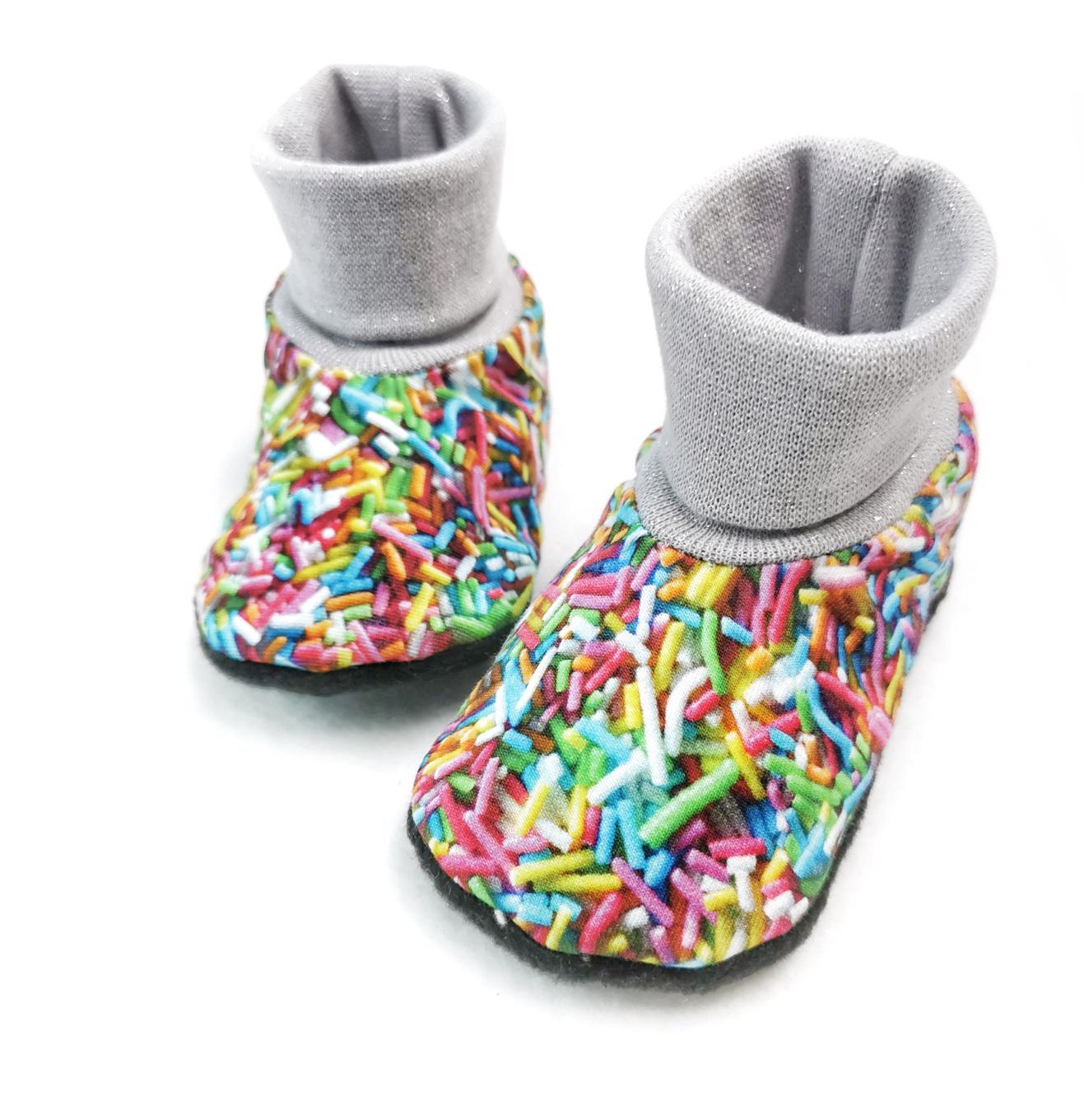 Baby Slip-On Menta Booties