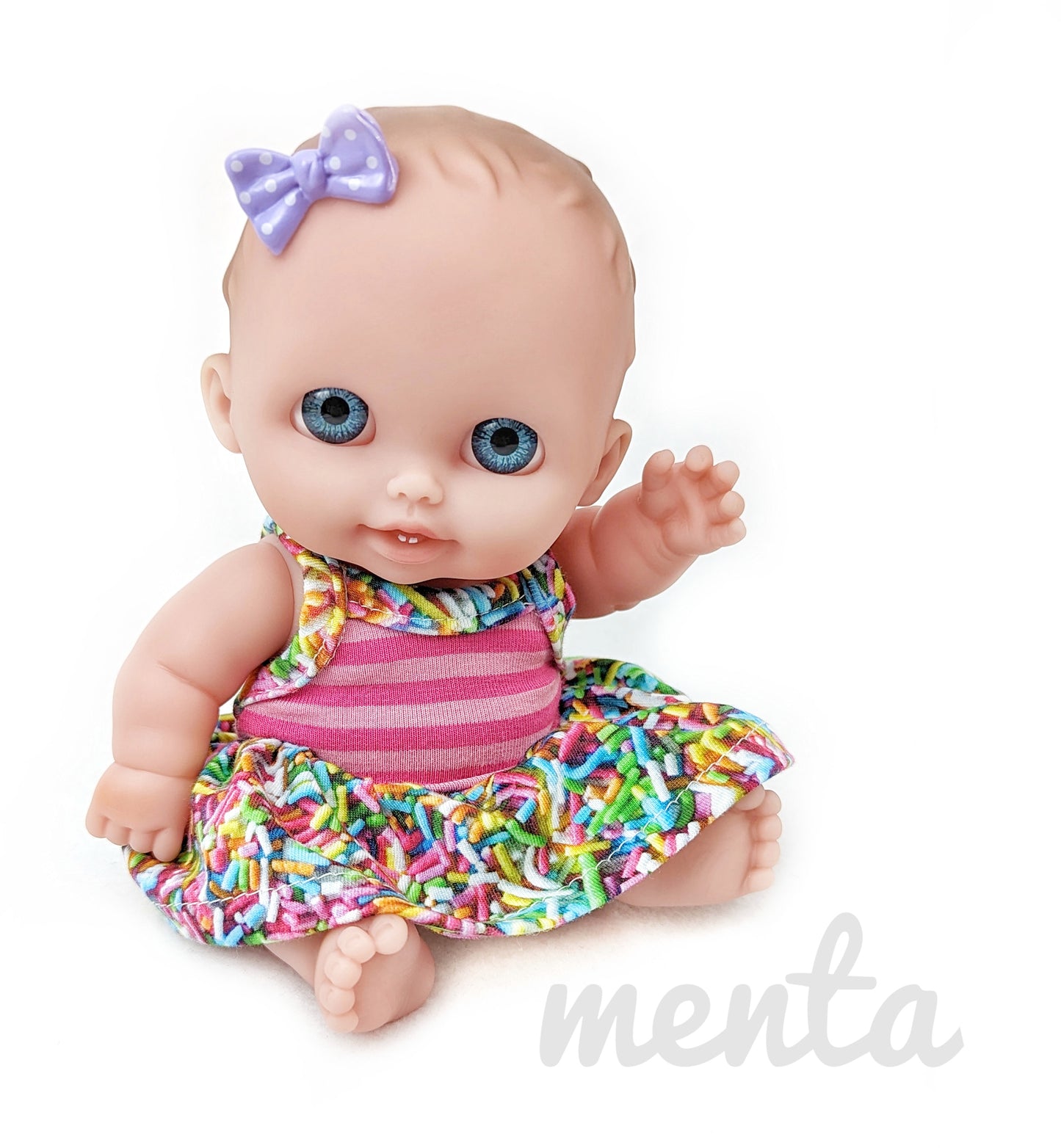 Strap Dress, Shirt and Skirt 8" Doll