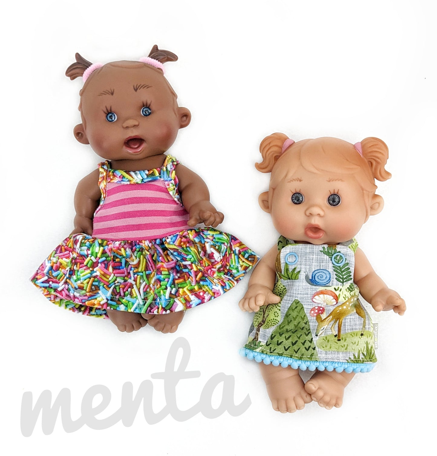 Strap Dress, Shirt and Skirt 8" Doll