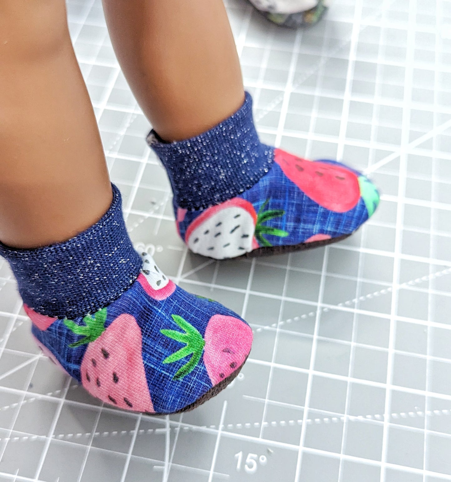 Slip-On Menta Booties 13" to 18" Dolls