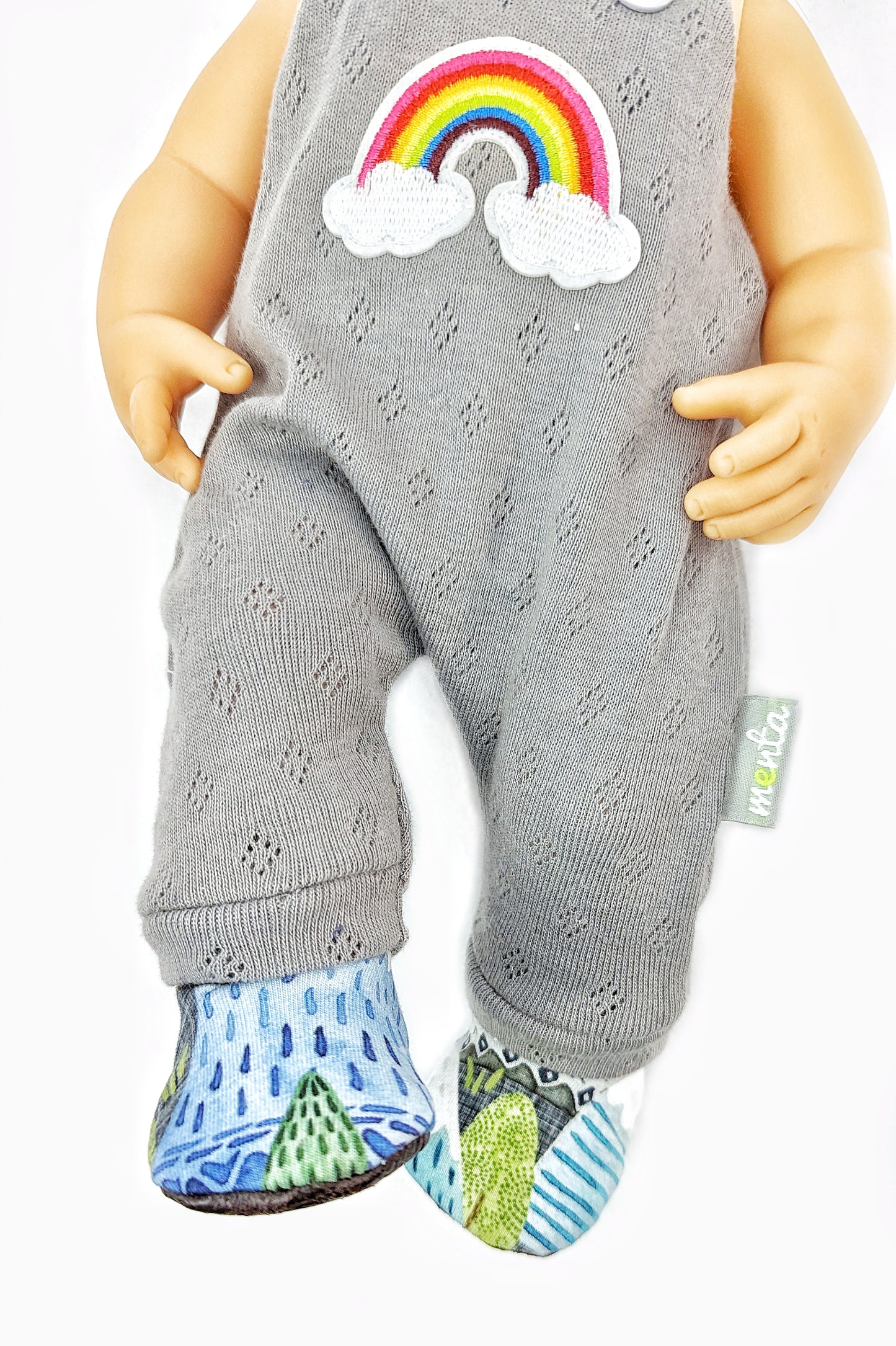 Slip-On Menta Booties 13" to 18" Dolls