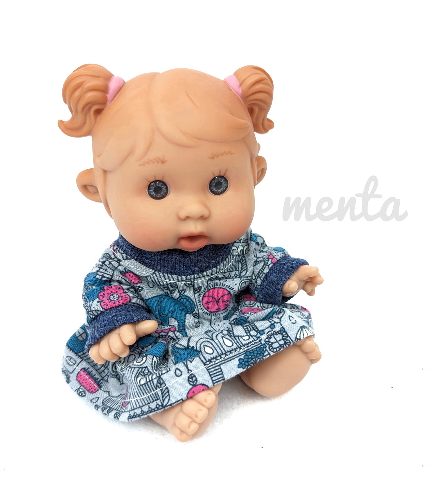 Dolman Shirt, Dress and Romper 8" Doll