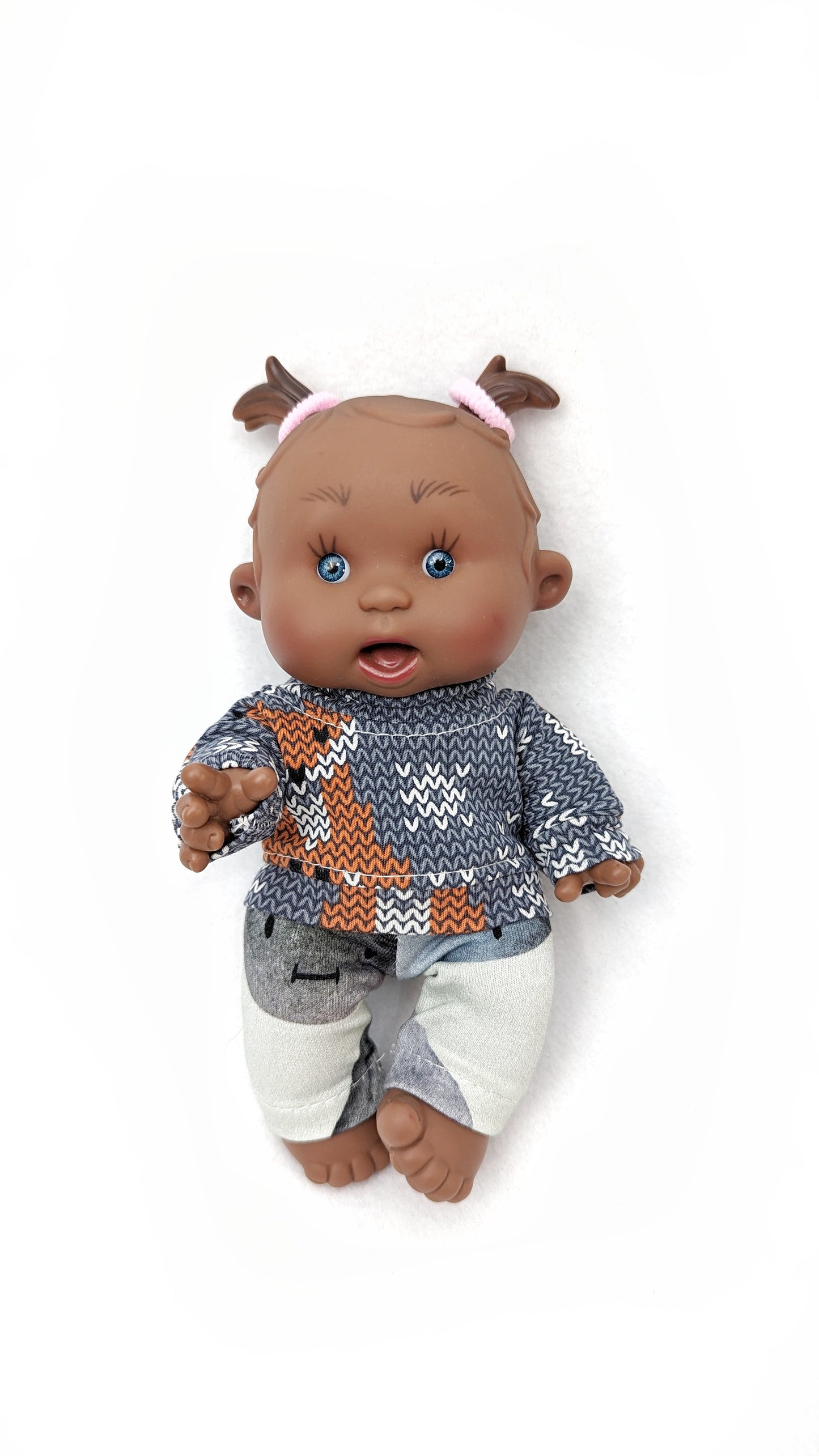 Dolman Shirt, Dress and Romper 8" Doll
