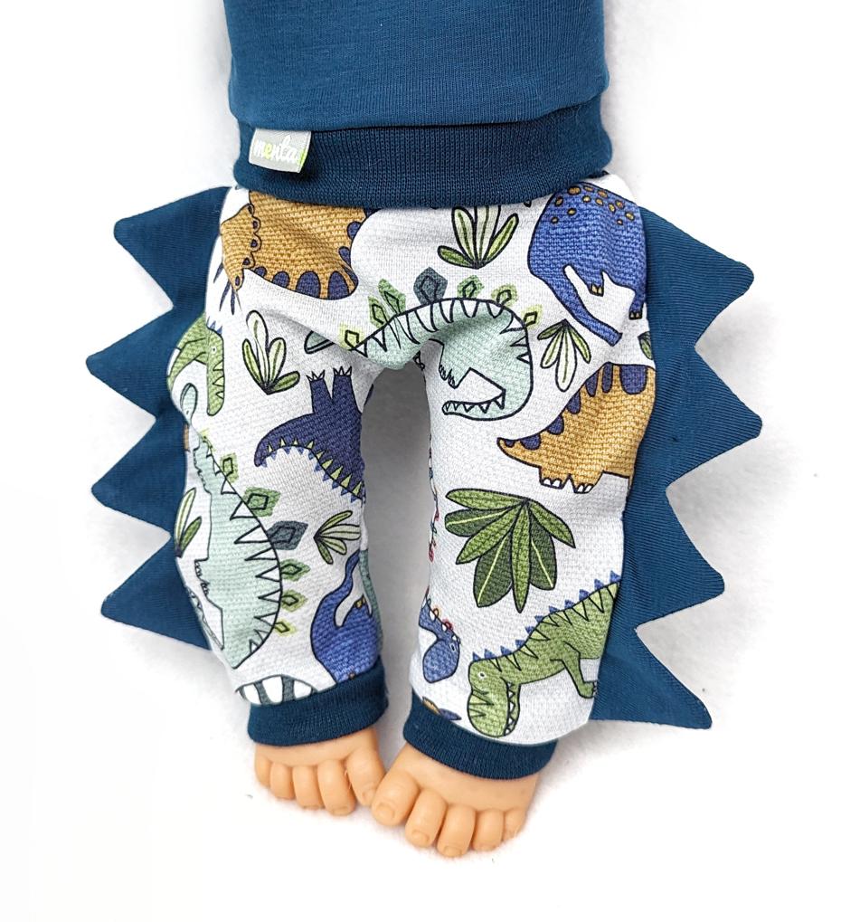 Baggy Pants + Dino Add-on 13" to 15" Dolls