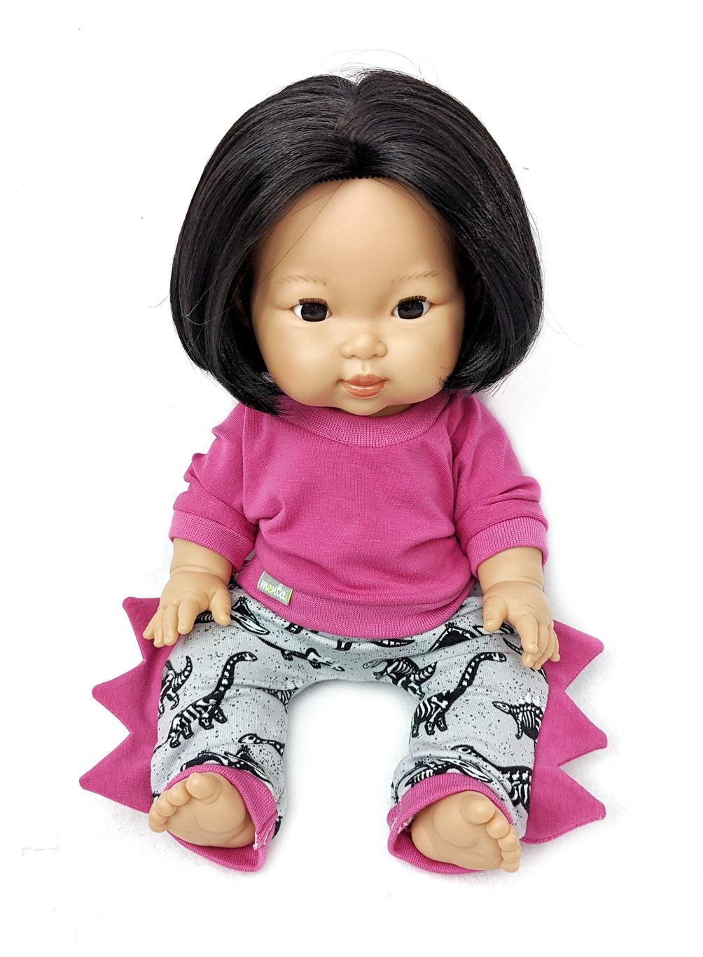 Baggy Pants + Dino Add-on 13" to 15" Dolls