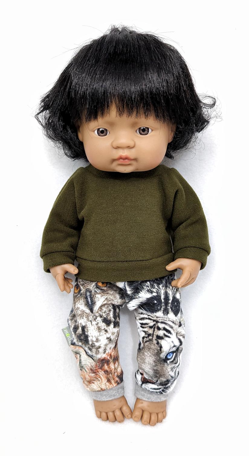 Baggy Pants + Dino Add-on 13" to 15" Dolls