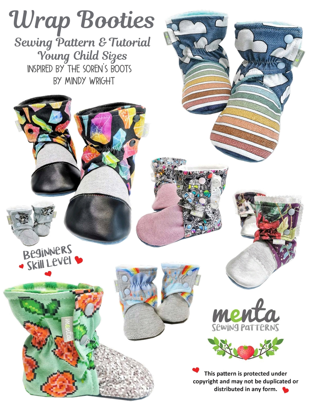 Wrap Booties Young Child sizes