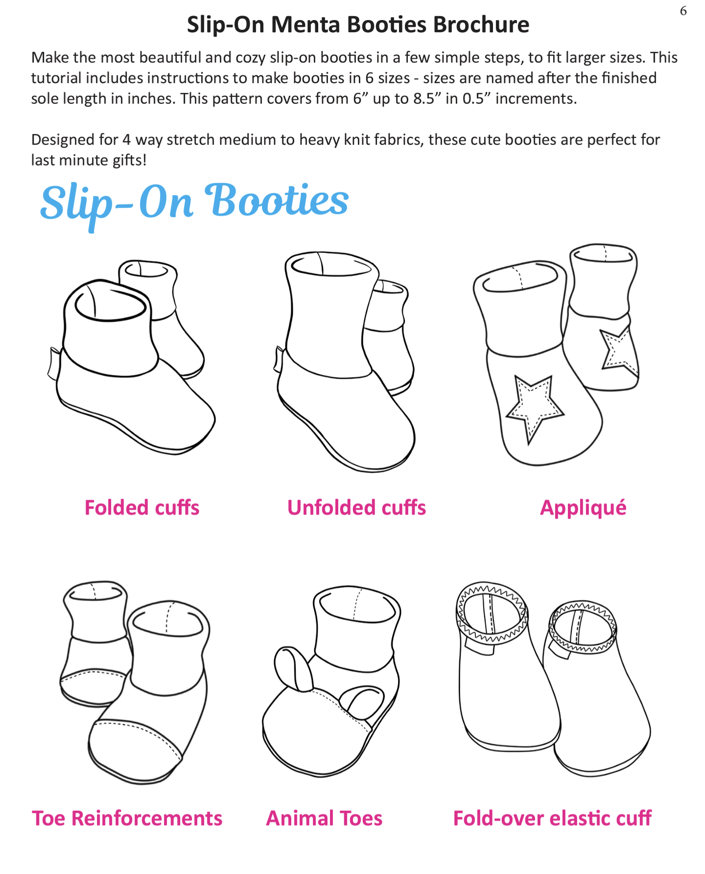 Young Child Slip-On Menta Booties