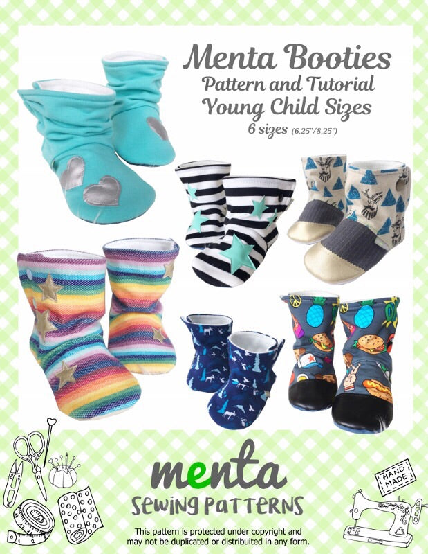 Young Child Menta Booties