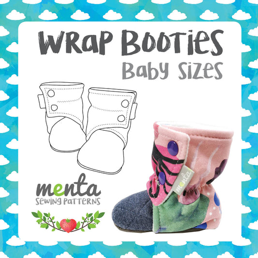 Wrap Booties Baby sizes