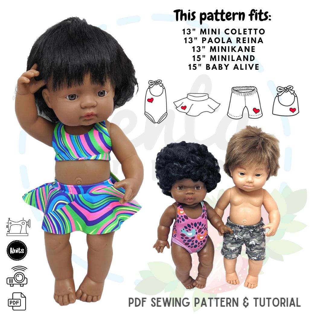 Summer Set 13" to 15" Dolls