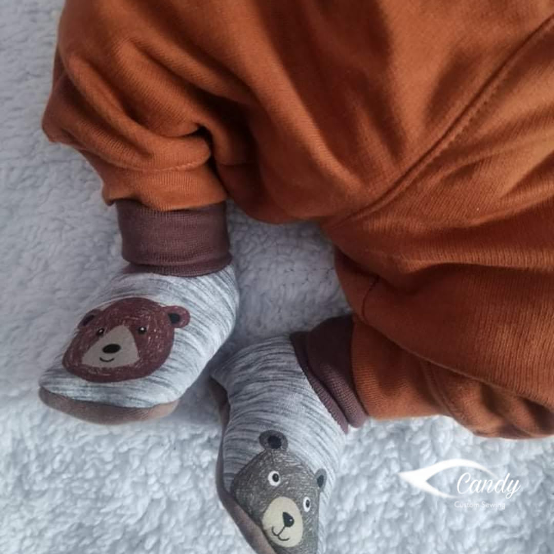 Baby Slip-On Menta Booties