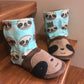 Young Child Sloth Add-on Booties/Shoes