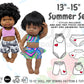 Summer Set 13" to 15" Dolls