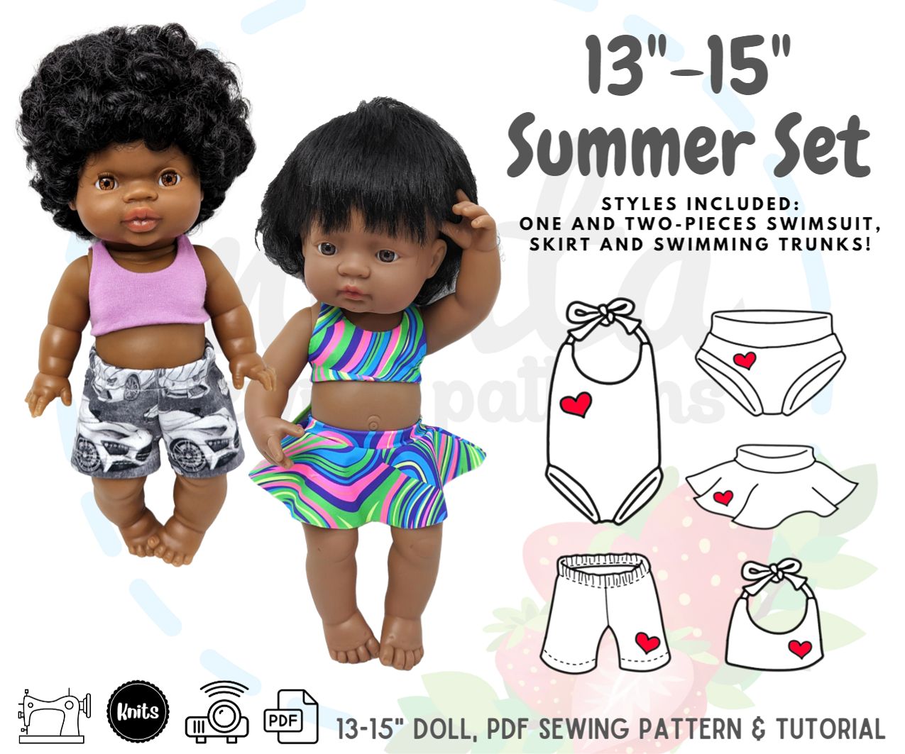 Summer Set 13" to 15" Dolls