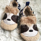 Young Child Sloth Add-on Booties/Shoes