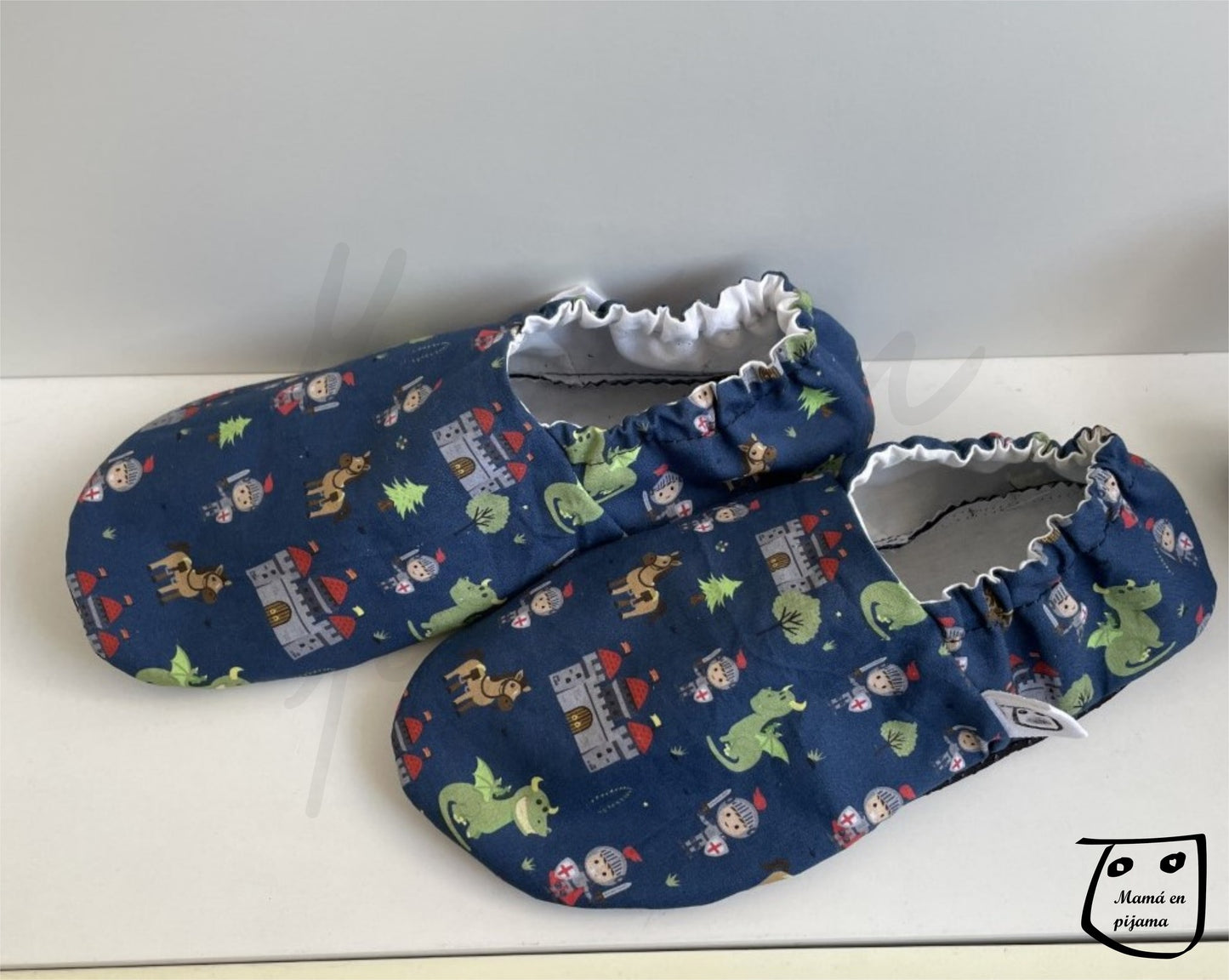Young Child Menta Shoes Slippers 6 Sizes PDF Pattern and 
