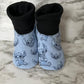 Baby Slip-On Menta Booties