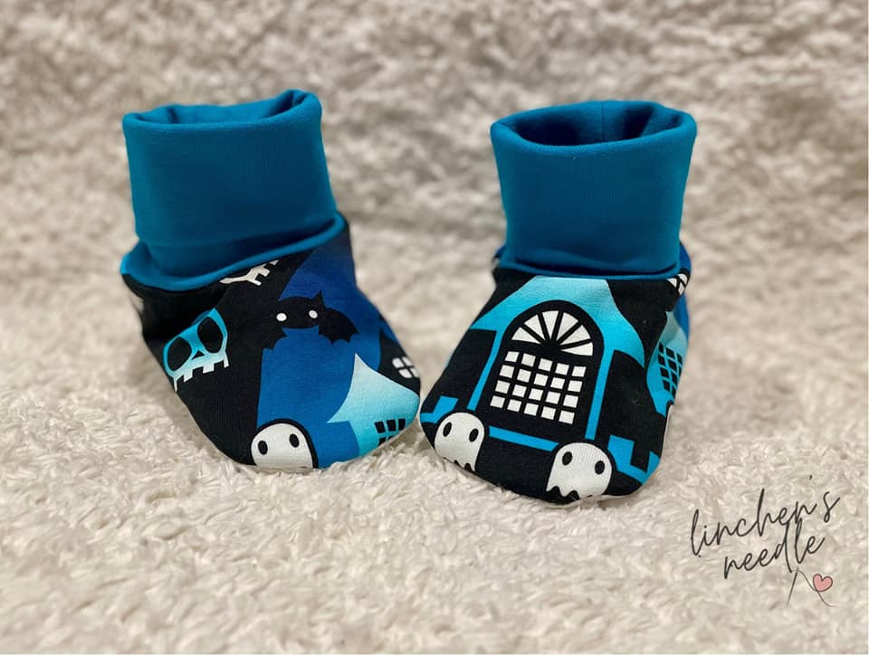 Baby Slip-On Menta Booties