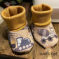 Baby Slip-On Menta Booties