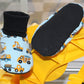 Baby Slip-On Menta Booties