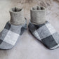 Baby Slip-On Menta Booties