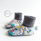Baby Slip-On Menta Booties
