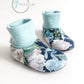 Baby Slip-On Menta Booties