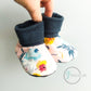 Baby Slip-On Menta Booties