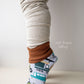 Baby Slip-On Menta Booties