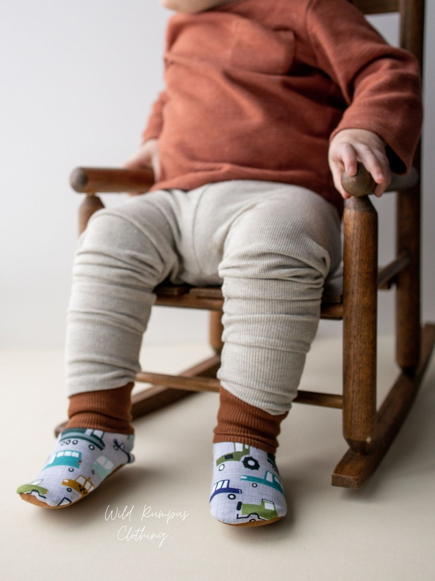 Baby Slip-On Menta Booties