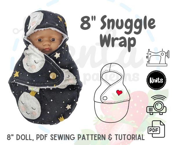 Snuggle Wrap 8" Doll